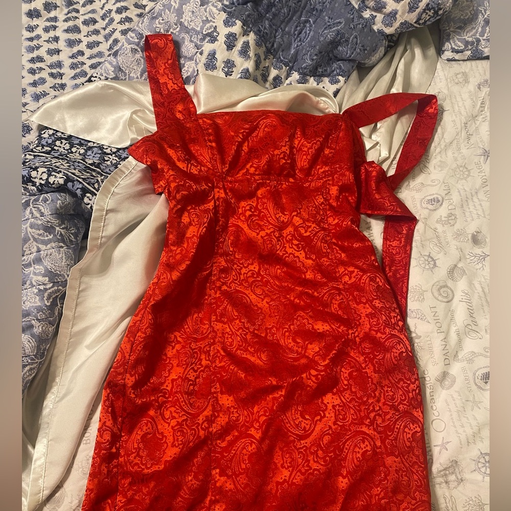 Red Lucy in the sky dress